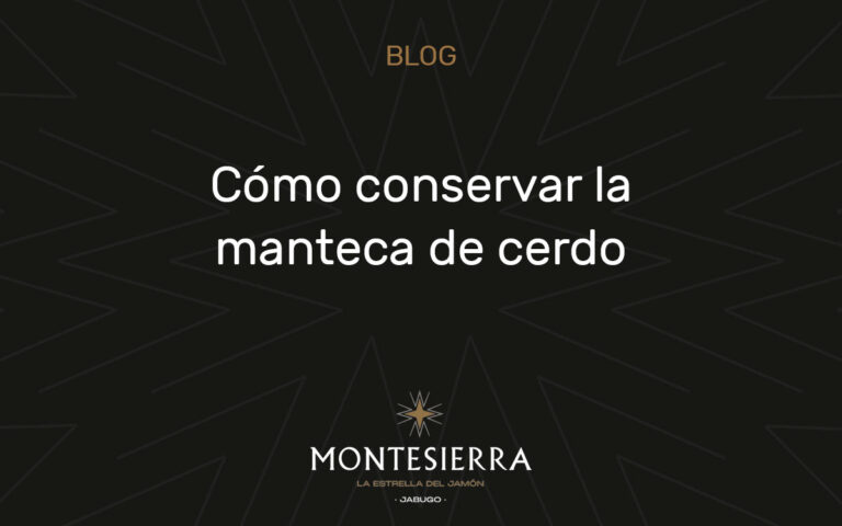 Cómo conservar la manteca de cerdo