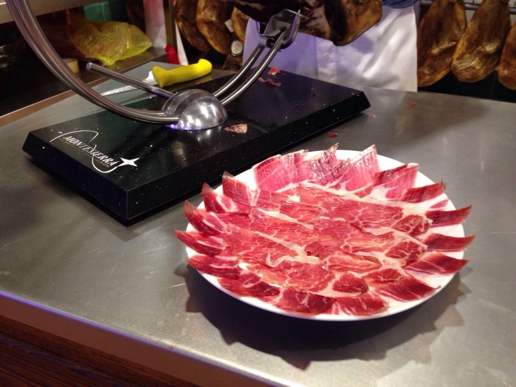 Como presentar un plato de jamón ibérico