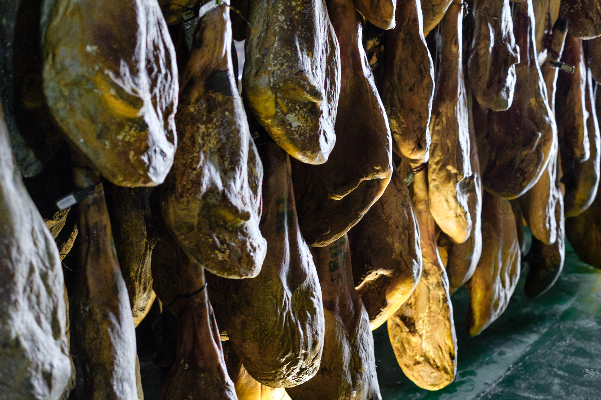 Curación jamón ibérico de jabugo