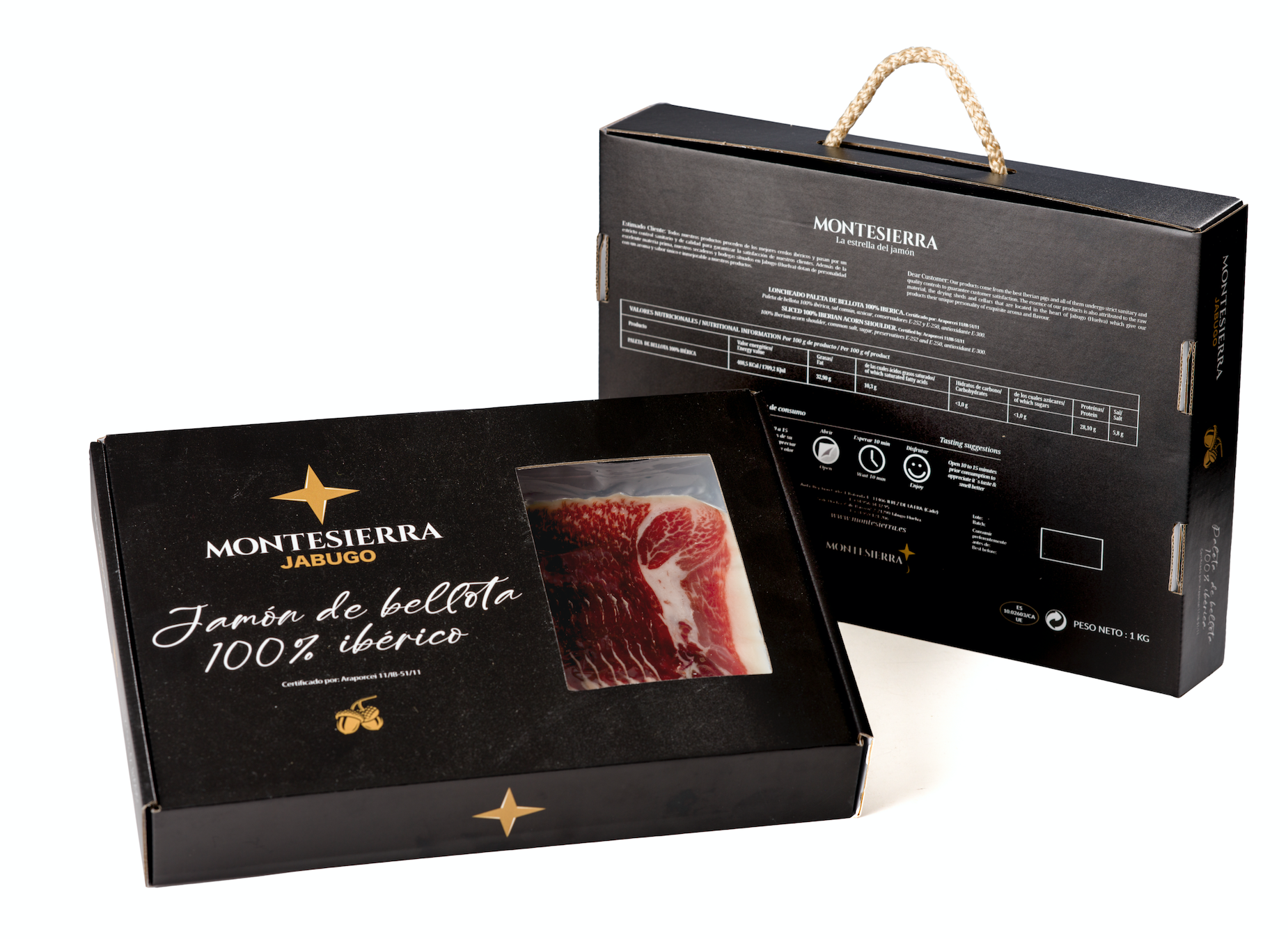 Maletín Jamón de bellota 100% ibérico loncheado - Imagen 2